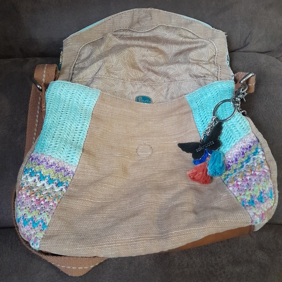 Sakroots Artist Circle Fold Over Crossbody Bag - Picture 5 of 8